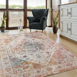 Ombre at Dusk Indoor/Outdoor Area Rug, 5x7