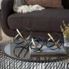 Onyx and Gold 3-pc. Orb Sculpture Set