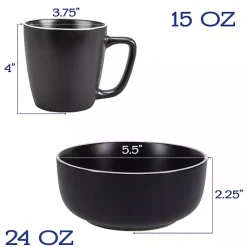 Onyx Eliza 16-pc. Dinnerware Set