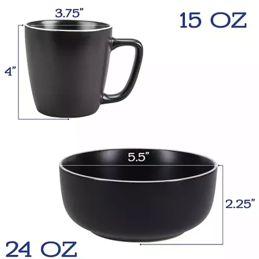 Onyx Eliza 16-pc. Dinnerware Set