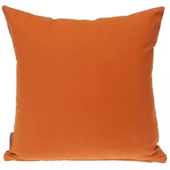 Orange Curved Stripes Pillow
