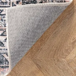 Orange Global Pattern Washable Runner