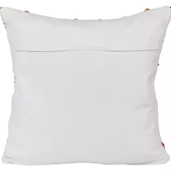 Orange Woven Triangle Indoor/Outdoor Pillow