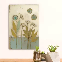 Orbloom Floral Encaustic Canvas Art Print