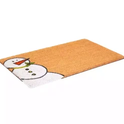 Outdoor Snowman Festive Christmas Doormat
