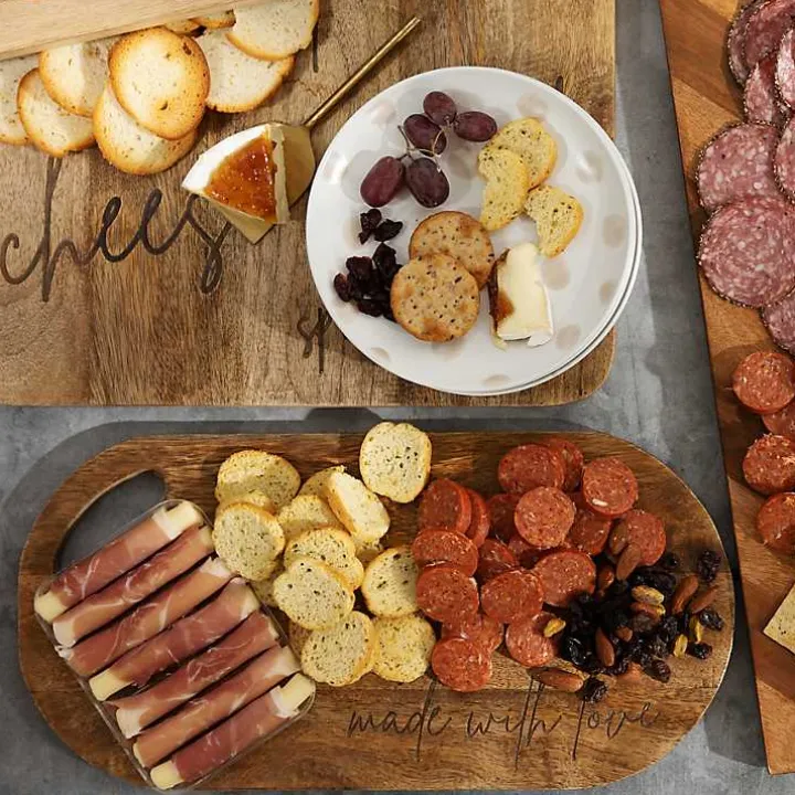 Oval Made with Love Serving Board