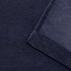 Oxford Navy Thermal Curtain Panel Set, 84 in.