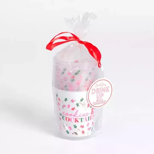 Packed Party Cookies & Cocktails 10-pc. Cup Set