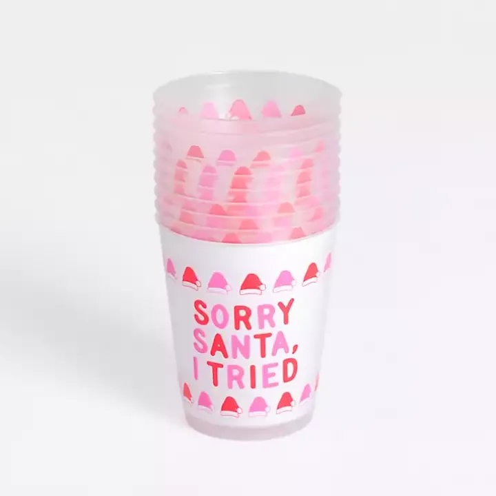 Packed Party Sorry Santa 10-pc. Cup Set