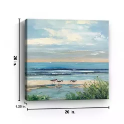 Paradise Beach Canvas Art Print, 20x20 in.