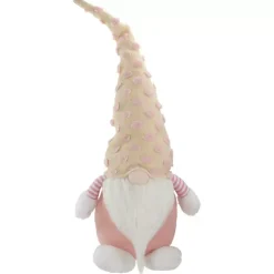 Pastel Pink Polka Dot Hat Gnome