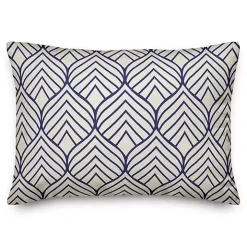 Patterned Leaves Outdoor Pillow