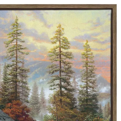 Peaceful Retreat Framed Canvas Art Print