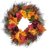 Peony and Mum Floral Wreath