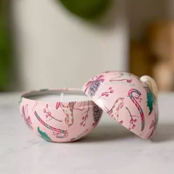 Peppermint Party Tin Candle Ornament