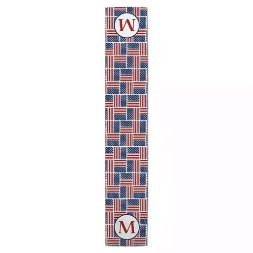 Personalized American Flag Table Runner, 90 in.