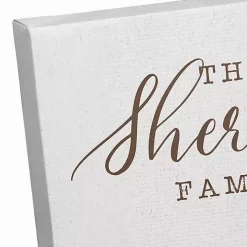 Personalized Buffalo Check Pumpkins Canvas Print