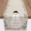 Personalized Family Snowman Table Runner, 90 in.