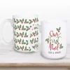 Personalized First Noel Christmas Mugs, Set of 2