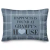 Personalized Happiness Found Here Outdoor Pillow