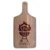 Personalized King of Grill Walnut Cutting Board