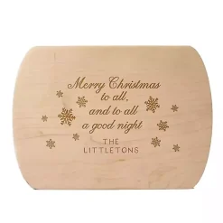 Personalized Merry Christmas to All Serving Board