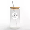 Personalized Monogram S Floral Glass Cup