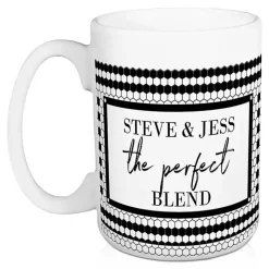 Personalized Perfect Blend Mugs, Set of 2