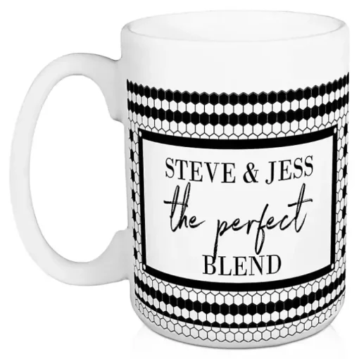 Personalized Perfect Blend Mugs, Set of 2