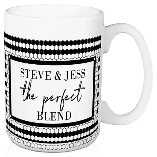 Personalized Perfect Blend Mugs, Set of 2