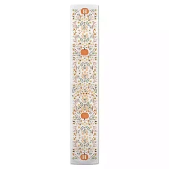 Personalized Pumpkin Floral Table Runner, 90 in.