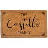 Personalized Simple Boarder Coir Doormat