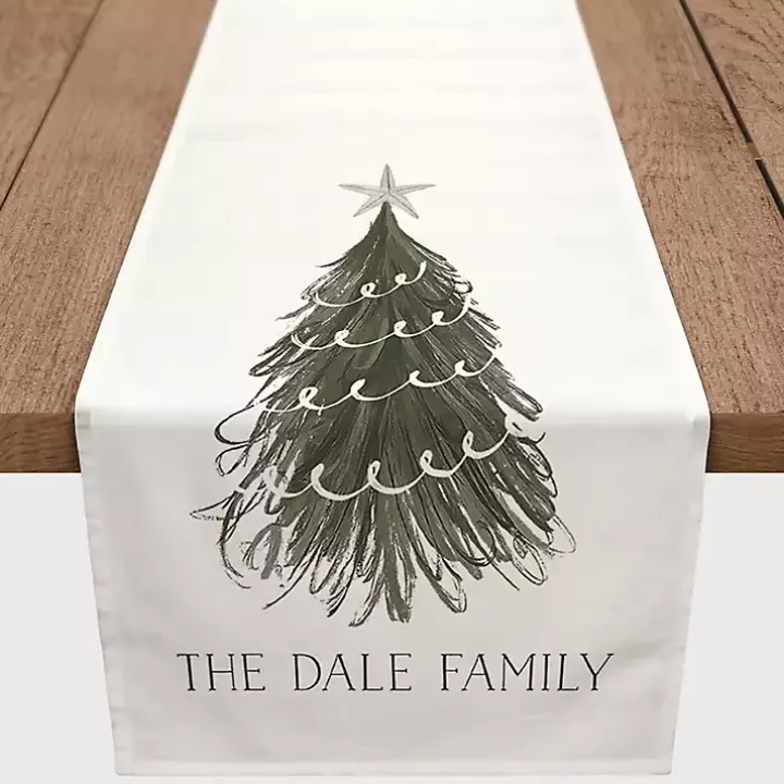 Personalized Wispy Tree Table Runner, 90 in.
