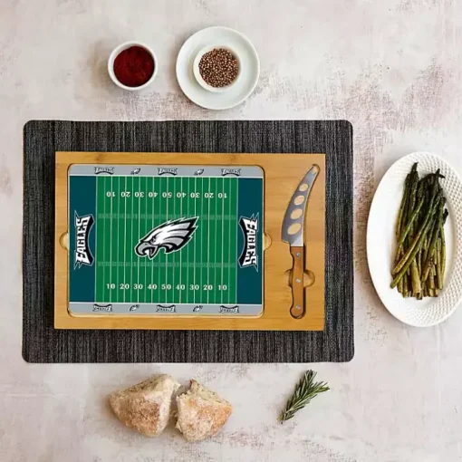 Philadelphia Eagles Cutting Board & Knife Set
