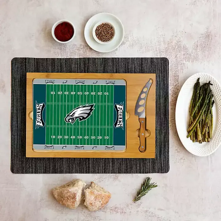 Philadelphia Eagles Cutting Board & Knife Set