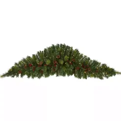 Pine and Berry LED Swag