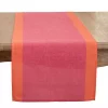 Pink and Orange Colorblock Table Runner
