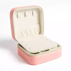 Pink Monogram B Travel Jewelry Box