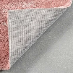 Pink Shag Washable Area Rug, 5x8