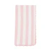 Pink Striped Whipstich Napkins, Set of 4