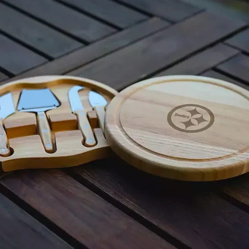 Pittsburgh Steelers Cheese Board and Tool Set