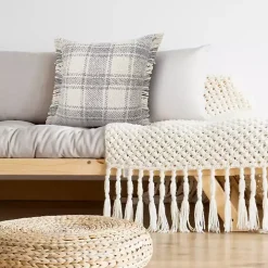 Plaid Cabin Casual Accent Pillow