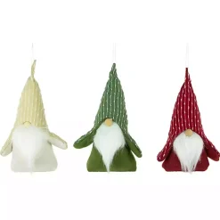 Plush Striped Hat Gnomes, Set of 3