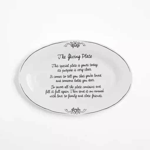 Porcelain Giving Platter