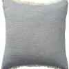 Powder Gauze Organic Fringe Throw Pillow