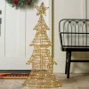 Pre-Lit Champagne Glitter Christmas Tree, 41 in.