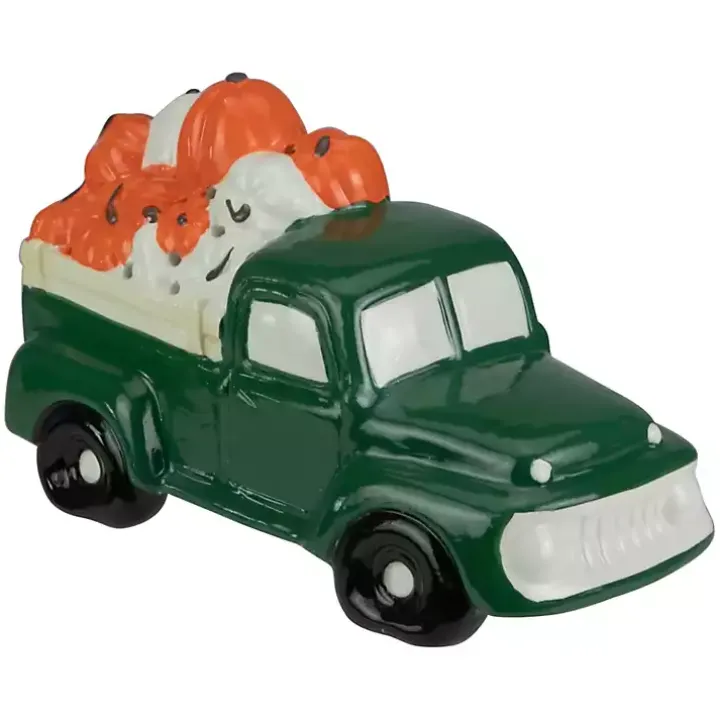 Pre-Lit Green Vintage Truck Figurine