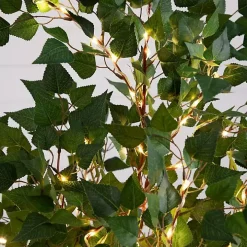 Pre-Lit Warm LED Birch Tree, 5 ft.