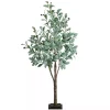 Pre-Lit Warm LED Olive Tree, 4 ft.