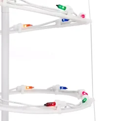 Pre-Lit White Spiral Christmas Tree, 3 ft.